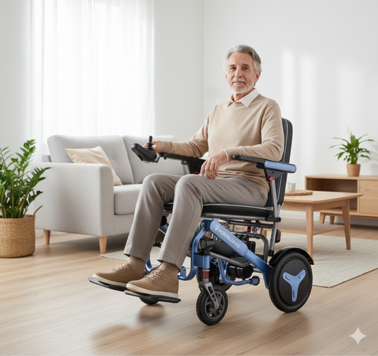 Helping Aging Parents with Electric Wheelchairs | MoviGuard