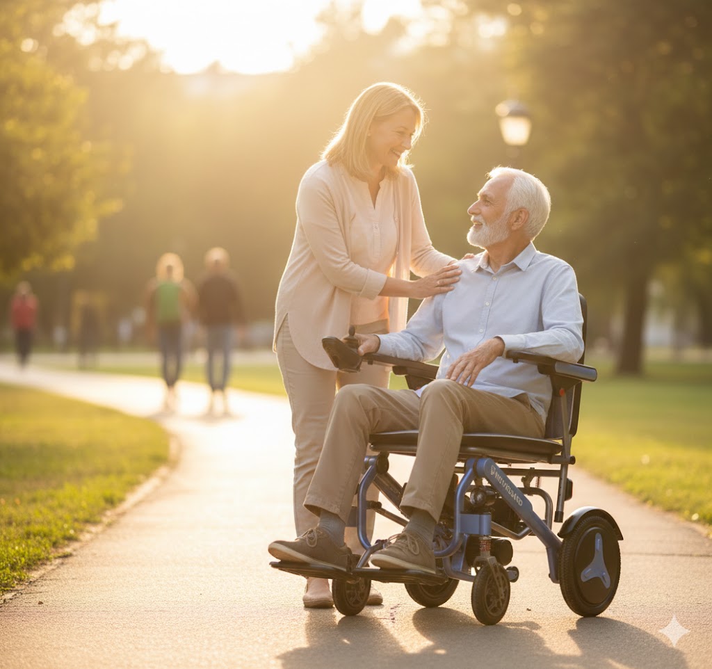 Outdoor Electric Wheelchairs for Parks and Sidewalks | MoviGuard
